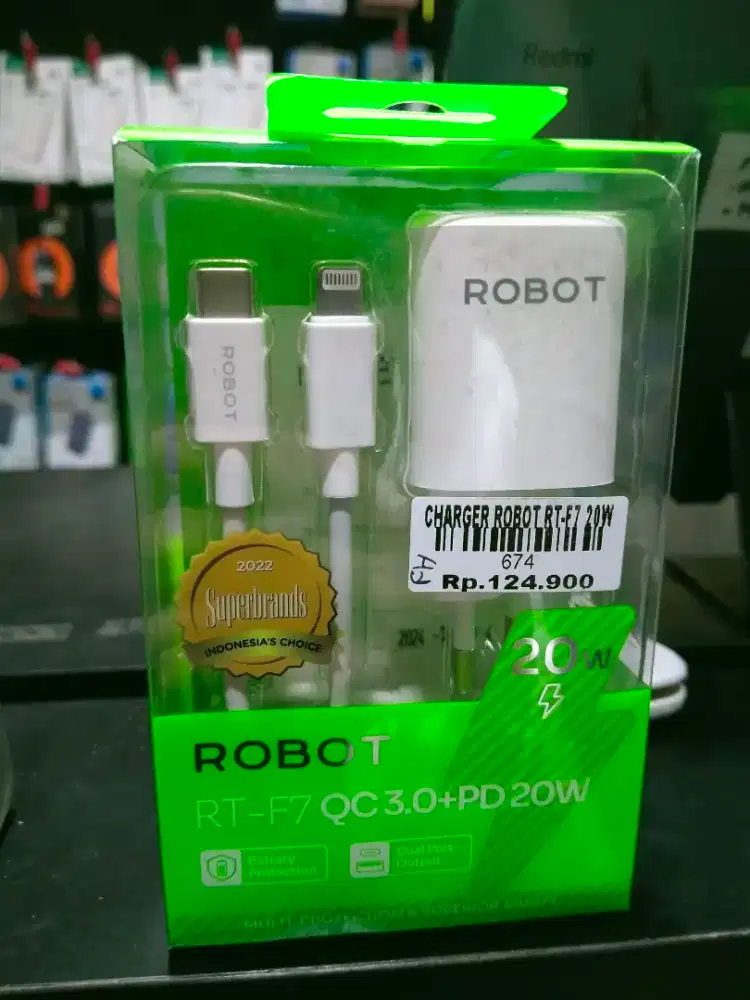 CHARGER ROBOT RT-F7 20W |ATLANTIS DAHSYAT