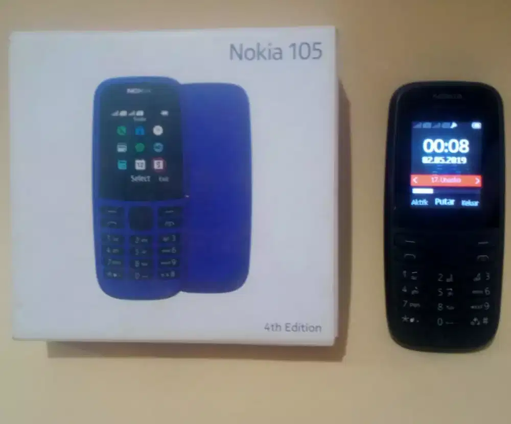 Nokia 105 dual SIM warna hitam