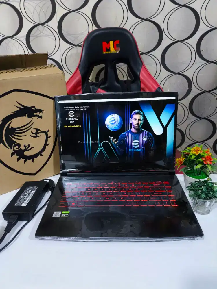 MSI GF63 GEN 10 RAM 16GB SSD 512GB dual VGA Nvidia GTX 1650