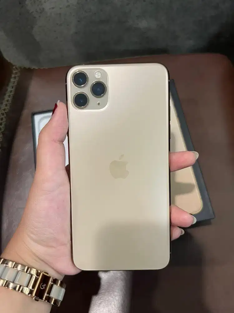 Iphone 11 promax 256 inter gold