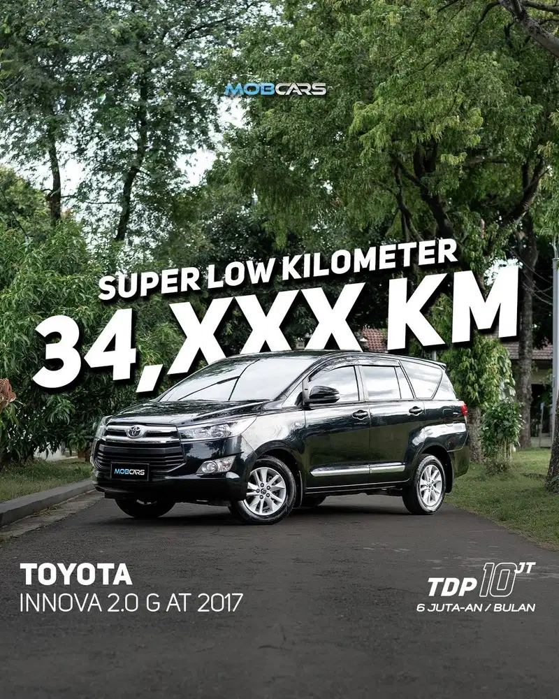 KILOMETER LOWWW INNOVA 2.0 G AT MATIC 2017