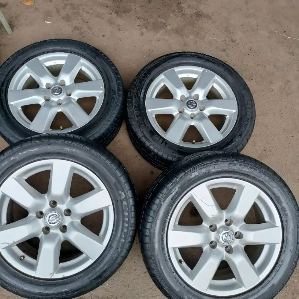 Velg original Nissan Xtrail ring 17 pcd 5x114,3 ban 225/55 R17 4pcs