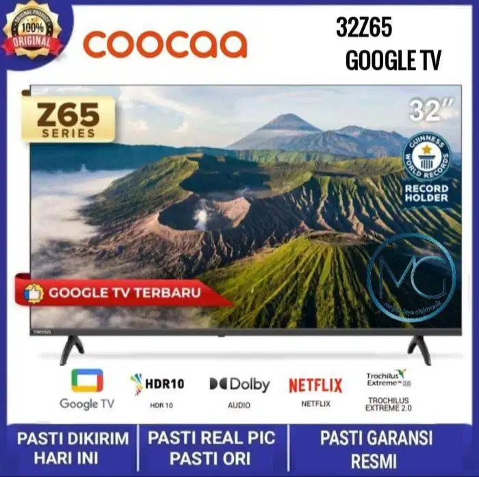 DIGITAL GOOGLE LED TV COOCAA 32 INCH - 32Z65 FREE BRACKET