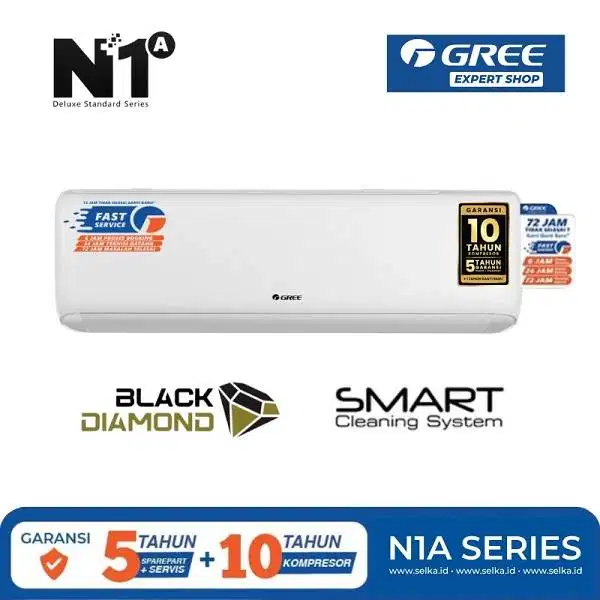 AC GREE 1.5PK DELUXE SERIES 1000WATT 12000BTU GWC 12 N1/A FREE BRACKET