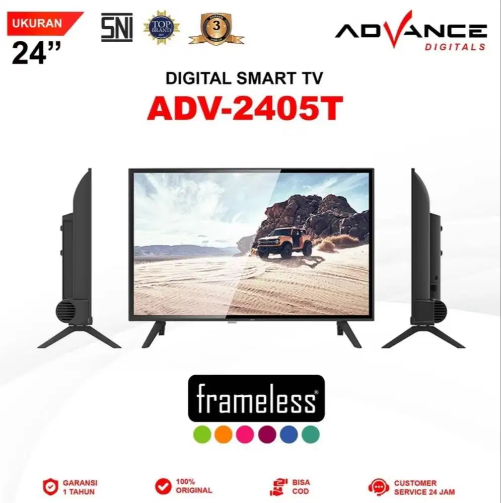 LED ADVANCE 24 INCH DIGITAL TV - ADV 2405T FREE BRACKET