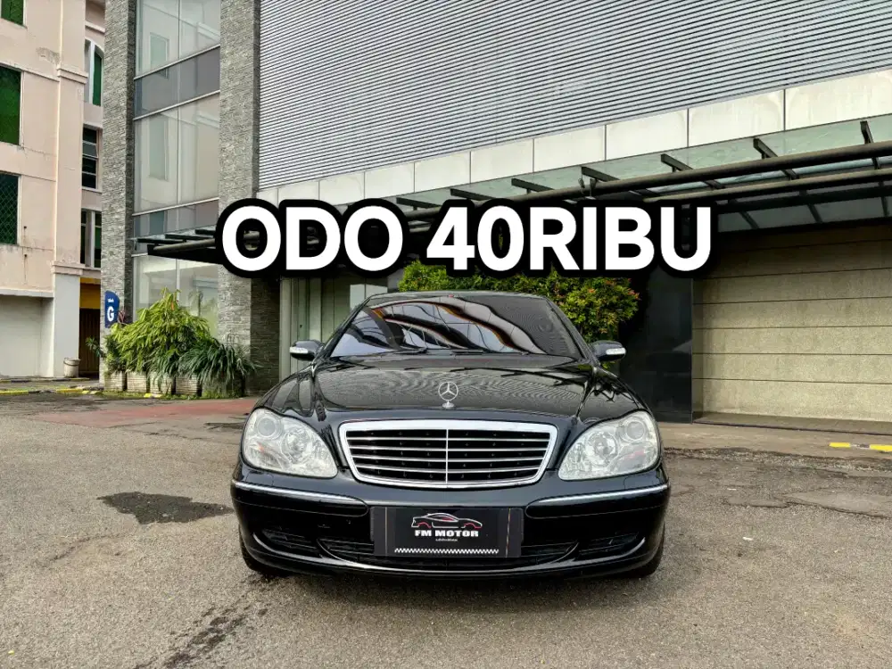 Mercy Mercedes Benz S280 2005 AT 2.8, Odo 40Ribu, Pajak Panjang