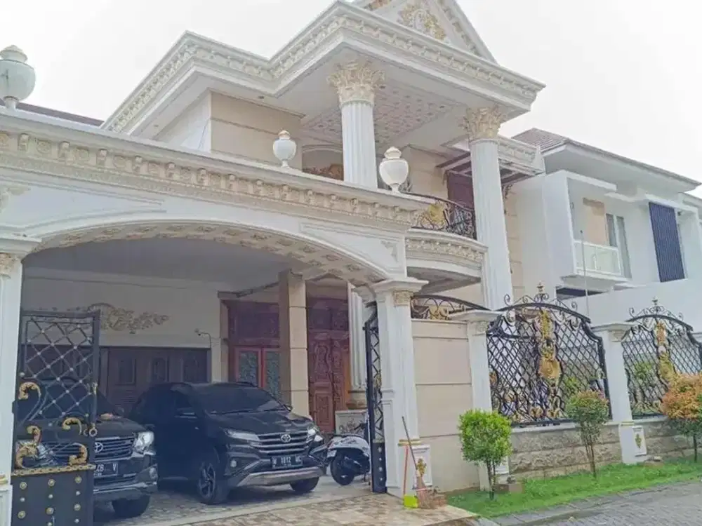 ‼️LANGKA,MURAH‼️KAWASAN PREMIUM Rumah Desain Classic Mewah Lokasi Perum Kebonsari Elveka Surabaya.