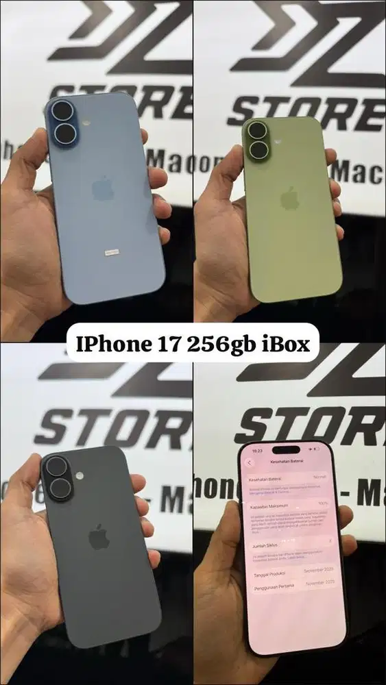 Iphone 17 256gb second resmi indo
