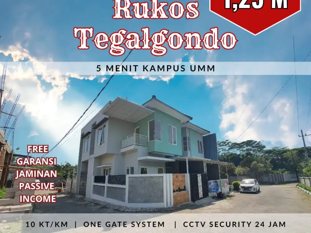 Rukos Tegalgondo Malang – Cocok Kos Mahasiswa UMM