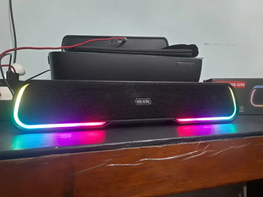 Speaker Bluetooth Soundbar Stereo HS-G50 Kisonli Led 913