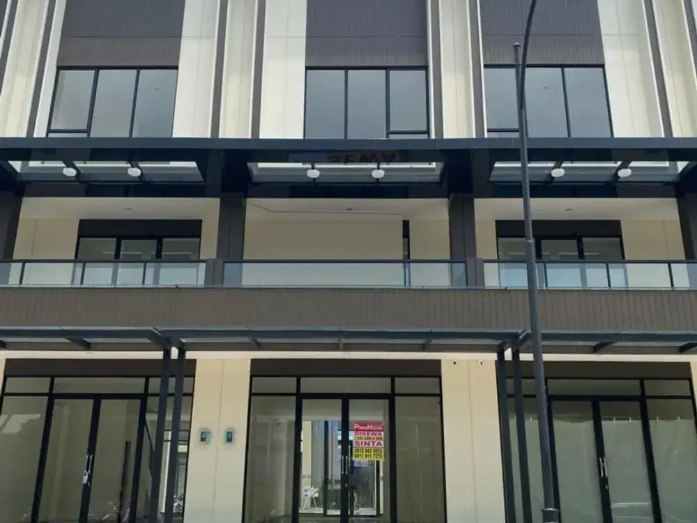 Disewakan Ruko Boulevard 3 Lantai Sorrento Grande West Gading Serpong