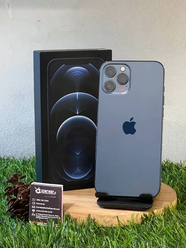 iPhone 12 Pro Max - Blue | Garansi | Second Original | All Operator