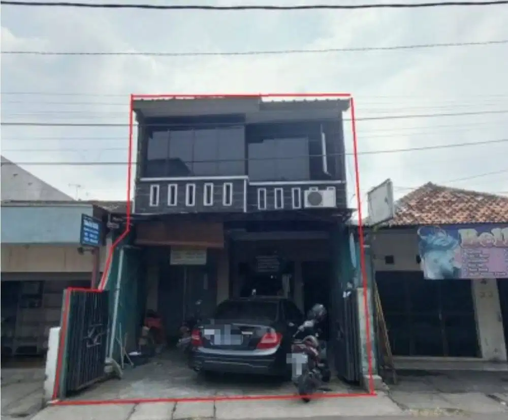 HOT DEALS RUKO DIJUAL VIA LELANG JALAN RAYA H BASYAR PONDOK GEDE
