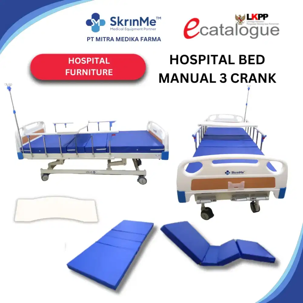 DIJUAL CEPAT KASUR RUMAH SAKIT 2CRANK