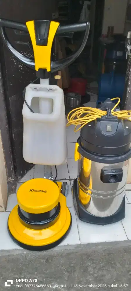 Jual mesin polisher/mesin poles lantai,mesin cuci karpet merk Krisbow