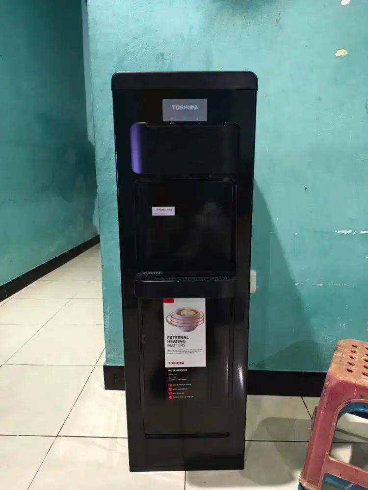 Dispenser Toshiba Galon Atas Kompresor Low Watt Seperti Baru