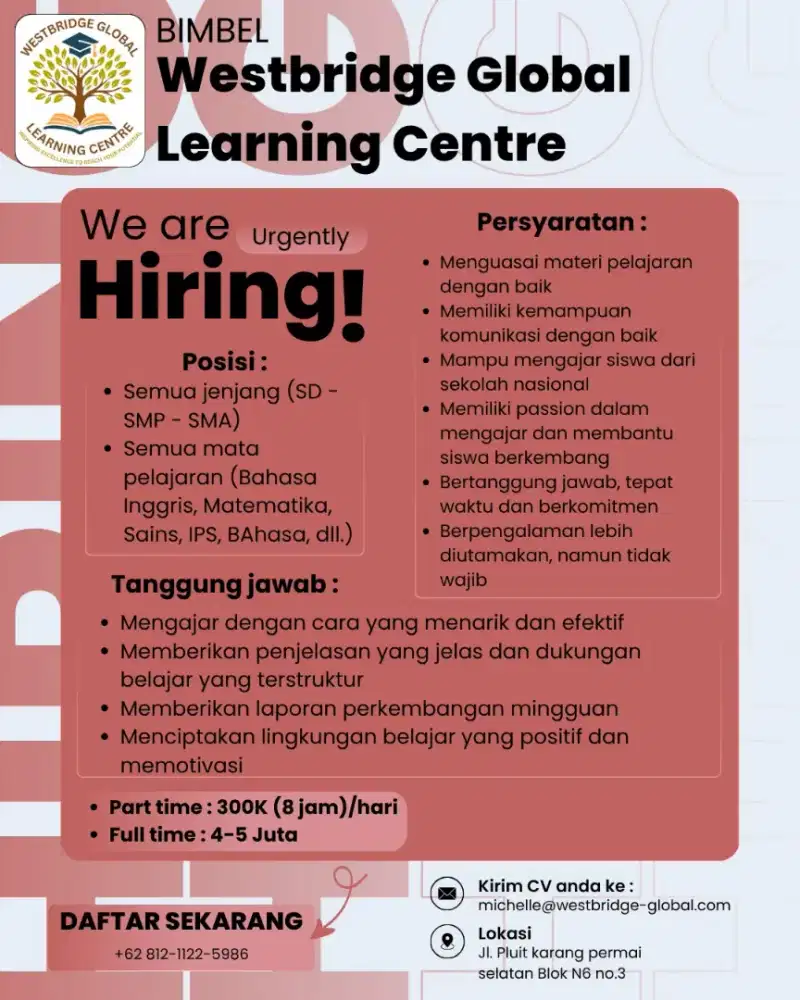 BIMBEL TUTOR Jakarta  Utara