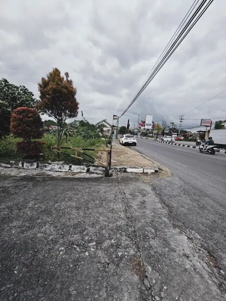 Jual tanah Luas 1000 MTR pinggir jln solo timur bangjo gondang