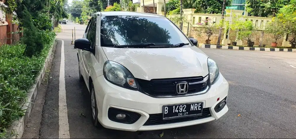 Brio e satya matic 2017 jual murah biar cepat laku pajak puas full set