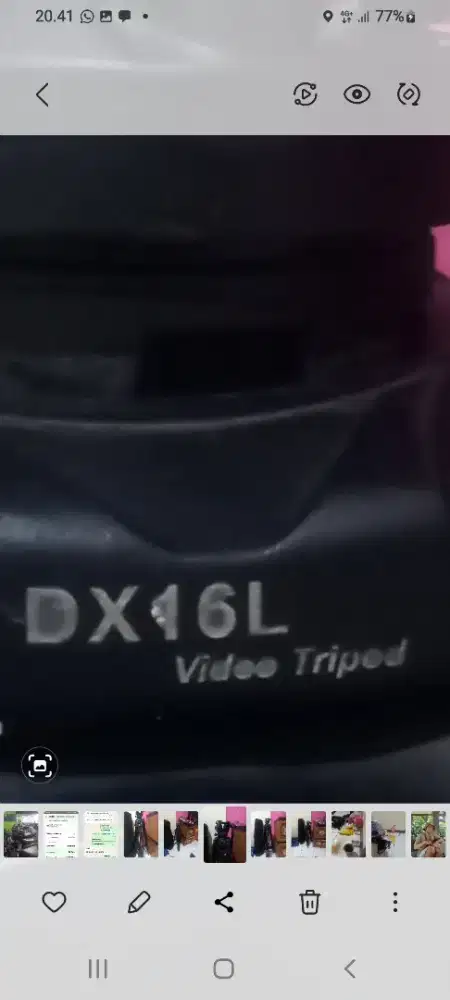 Trivod video lengkap dengan tas