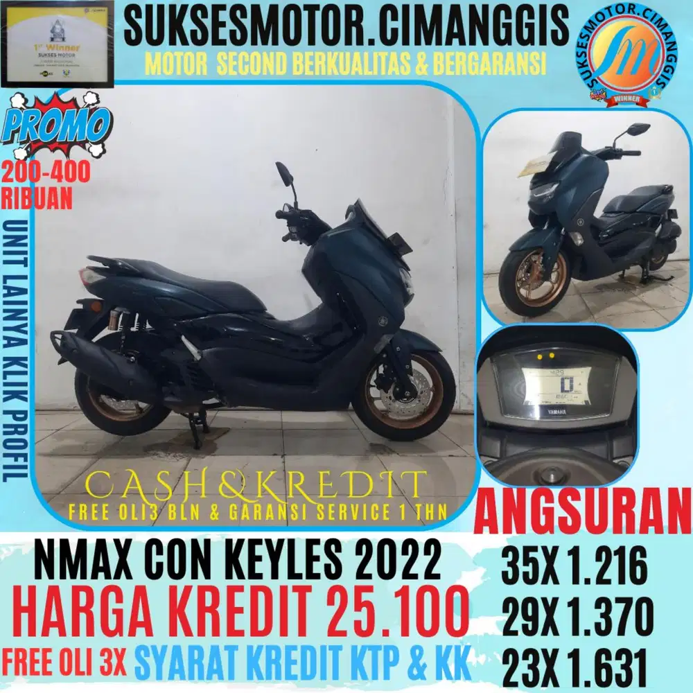 DP 600 NMAX CON KEYLES CASHBACK UPTO 700 RIBUAN FREE OLI 3 BLN