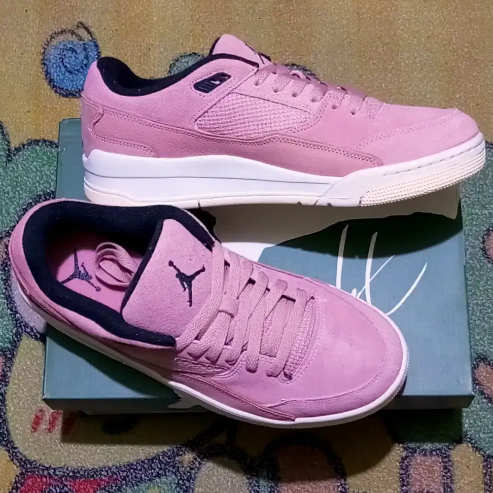 Jordan Sepatu Pria Flight Court - Rust Pink HF3255-601 Ori Resmi store