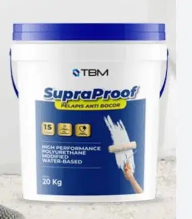 pelapis anti bocor . 20 kg warna putih