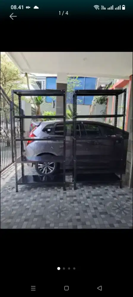 RAK BESI SIKU LUBANG SIAP KIRIM DAN COD