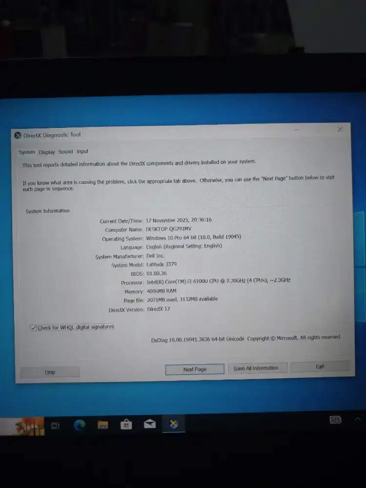 Jual laptop Dell Latitude 3379 Touchscreen Flip