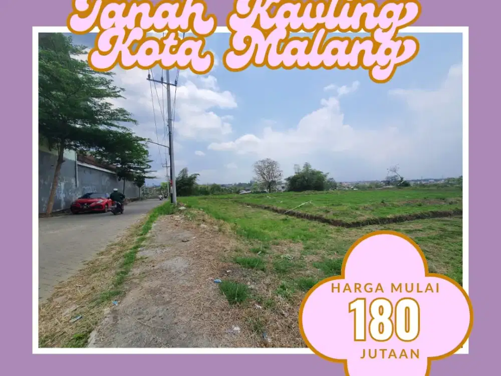 Dijual Tanah Bandulan Lingkungan Nyaman, Cocok Bangun Rumah