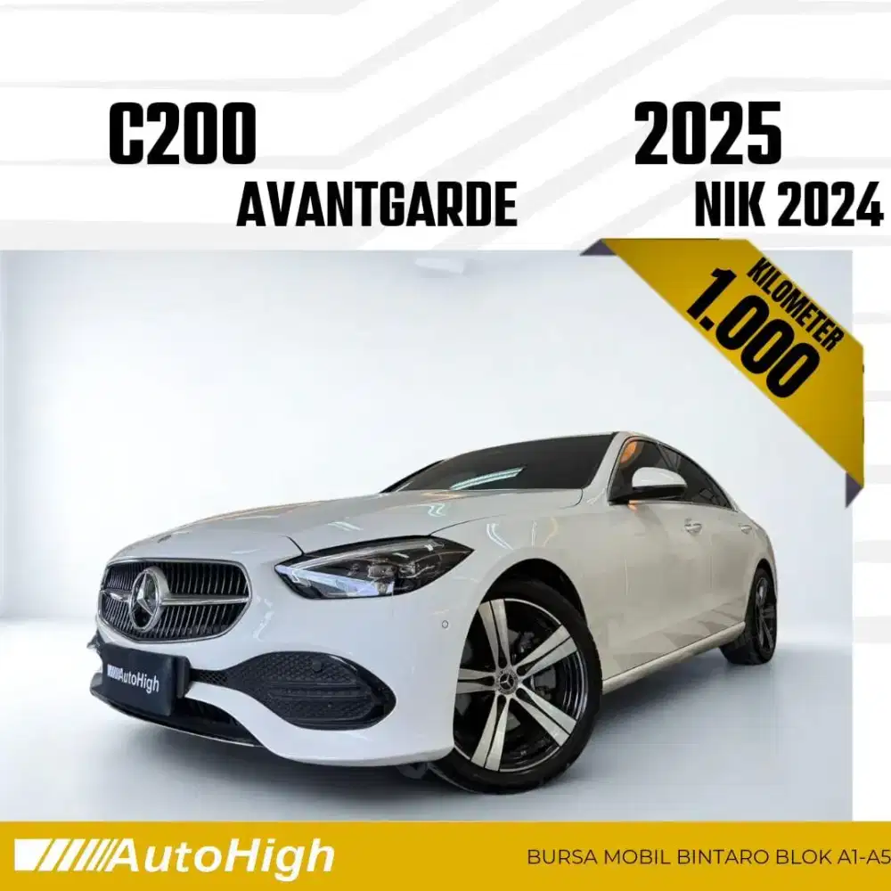 DP10% [Km1.000] C200 Avantgarde 2024 White Reg 2025 #AUTOHIGH
