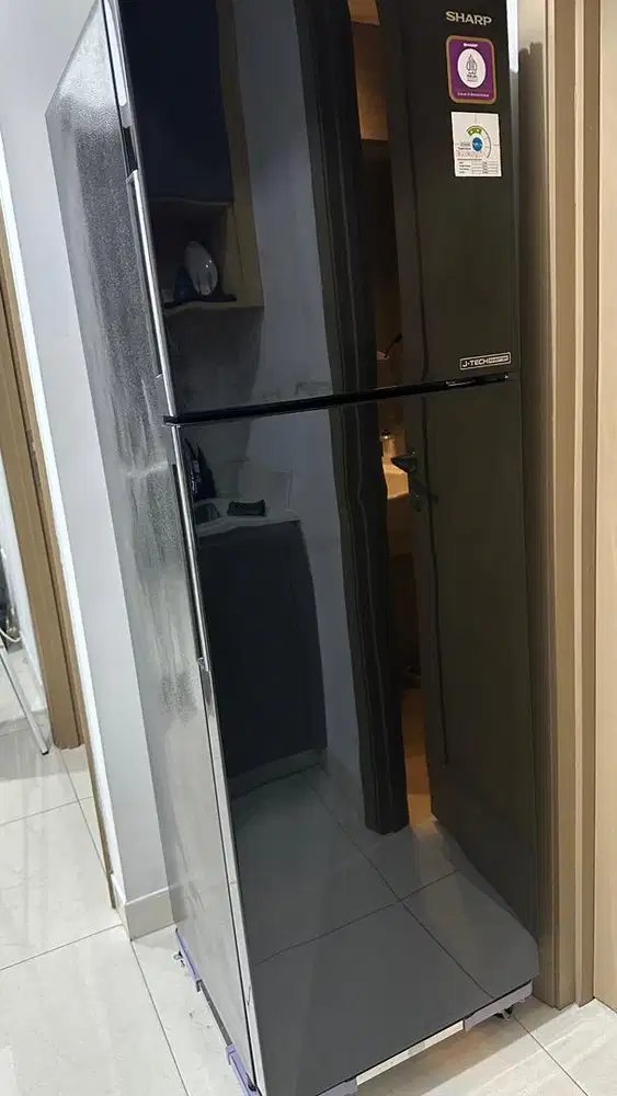 Kulkas sharp 2 pintu sj3261gk