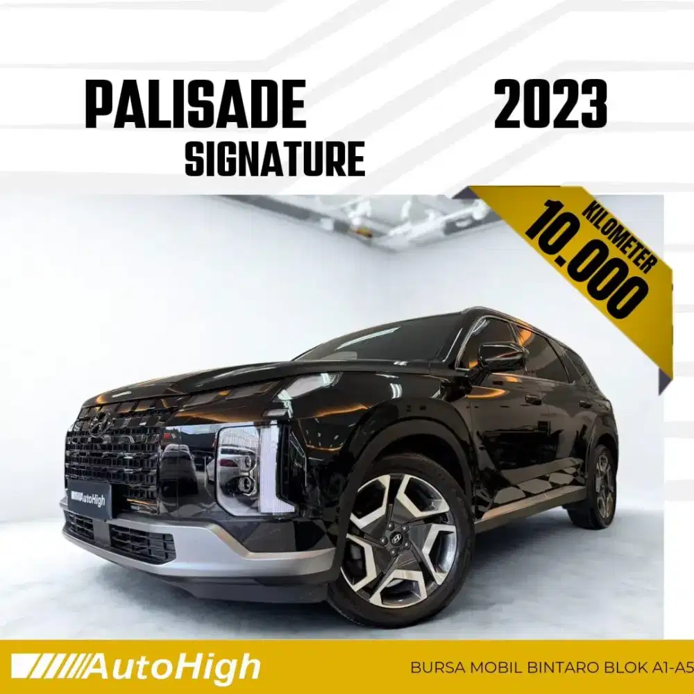 DP10% [Km10.000] Palisade Signature 2023 Black Reg 2024 #AUTOHIGH