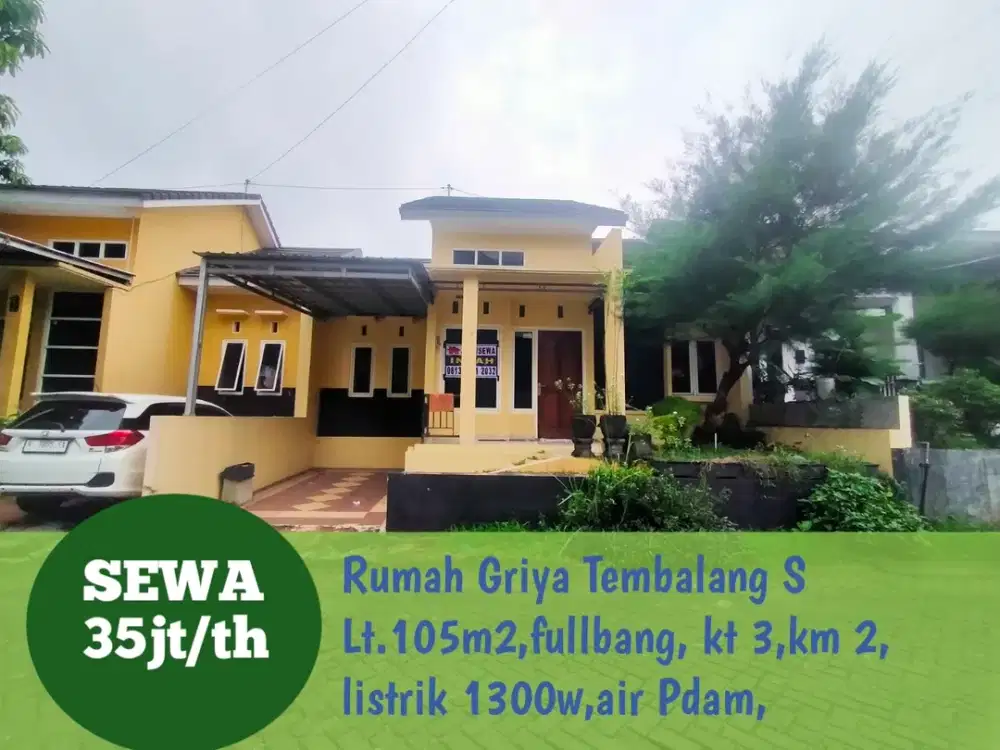 Disewakan rumah di Tembalang dekat kampus Undip