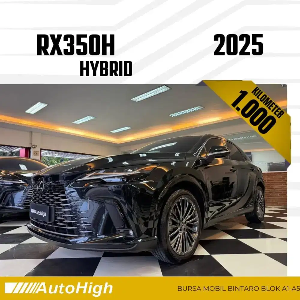 DP10% [Km1.000] RX350h Hybrid 2025 Black / RX350 Reg 2023 #AUTOHIGH