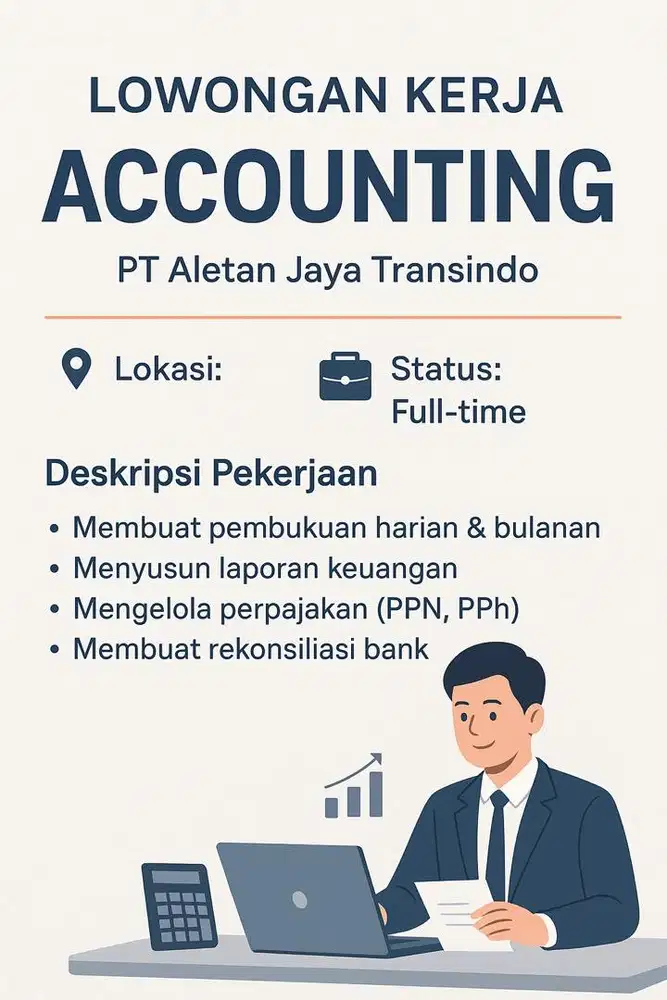 Loker Accounting atau akuntansi