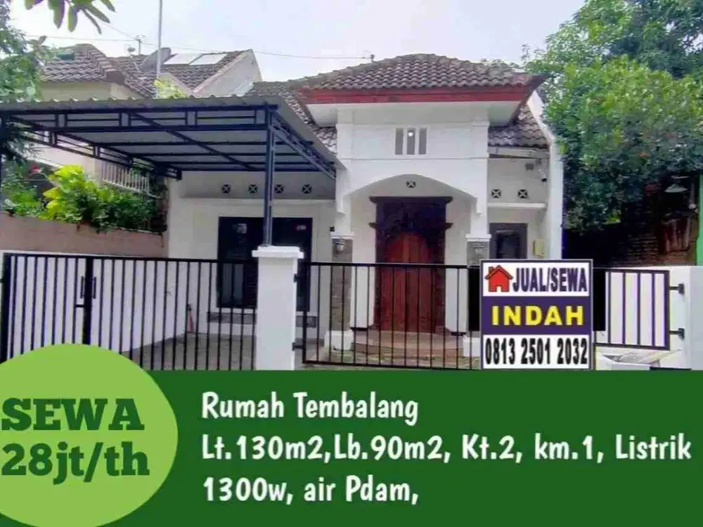Rumah asri dekat kampus Undip Tembalang