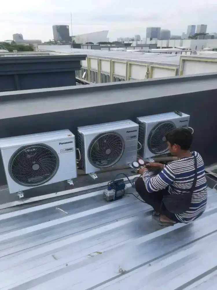 SERVICE AC KULKAS MESIN CUCI POMPA AIR BONGKAR PASANG AC