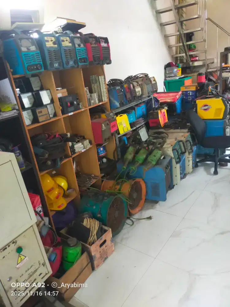 Jual alat Teknik mesinlas,bor,gerinda,kabel, kompresor second garansi
