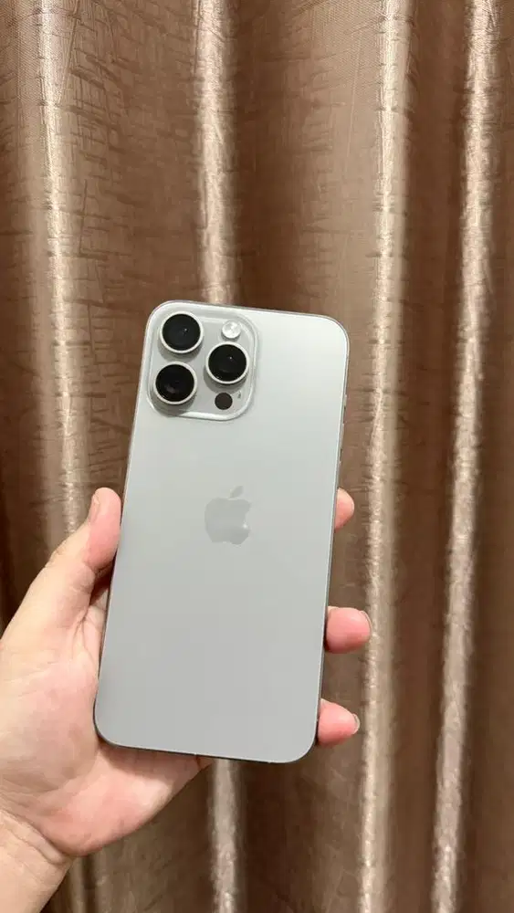 Iphone 15 Promax Natural Titanium Ibox 256GB Mulus Like New