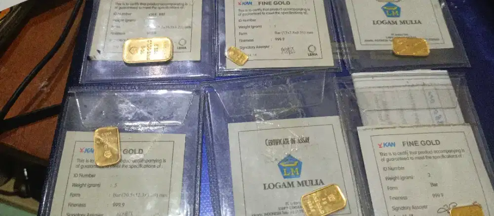 Jual Logam Mulia antam retro dan abu