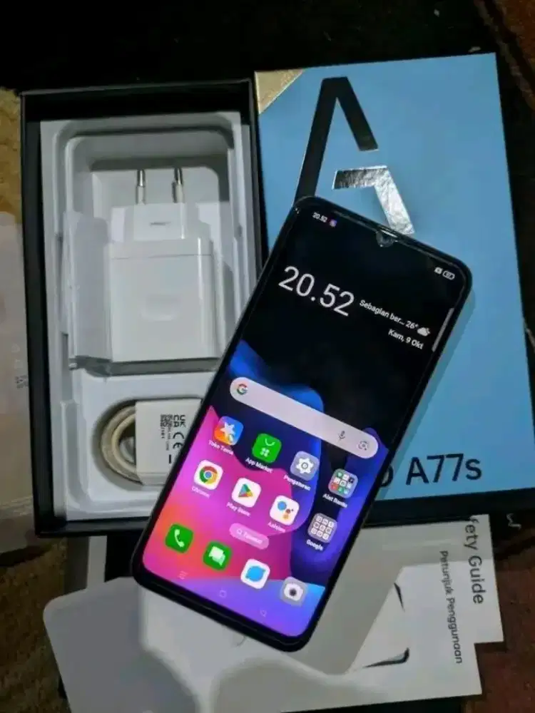 Di Jual OPPO A77S RAM 8/128 Fullset.