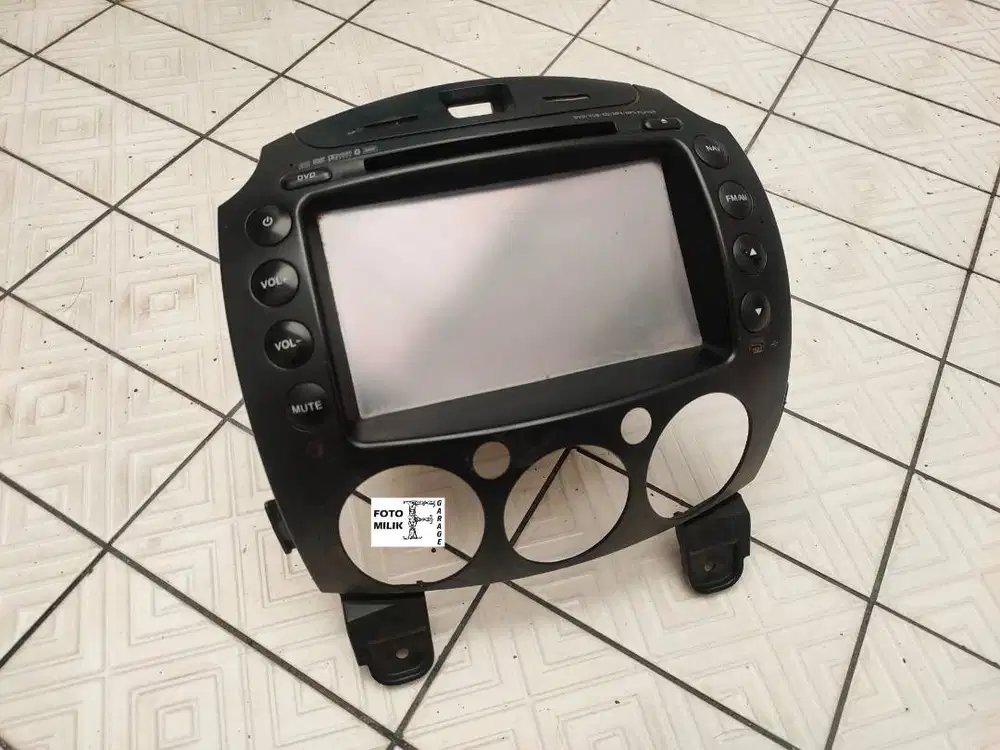 Set 2pcs Tape + Double Din Head Unit Mazda 2 Old Non Skyactiv Original