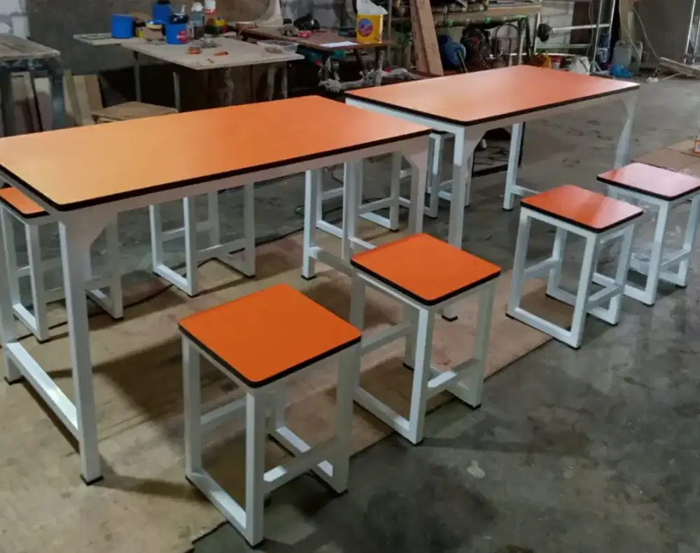 Indoor Furniture Sets Meja Restoran Set Kursi Bangku Restoran dan Kafe