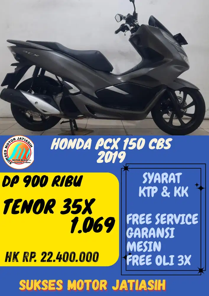 DP MURAH HONDA PCX 150 CBS 2019 DP 900 RIBU BISA CASH/KREDIT