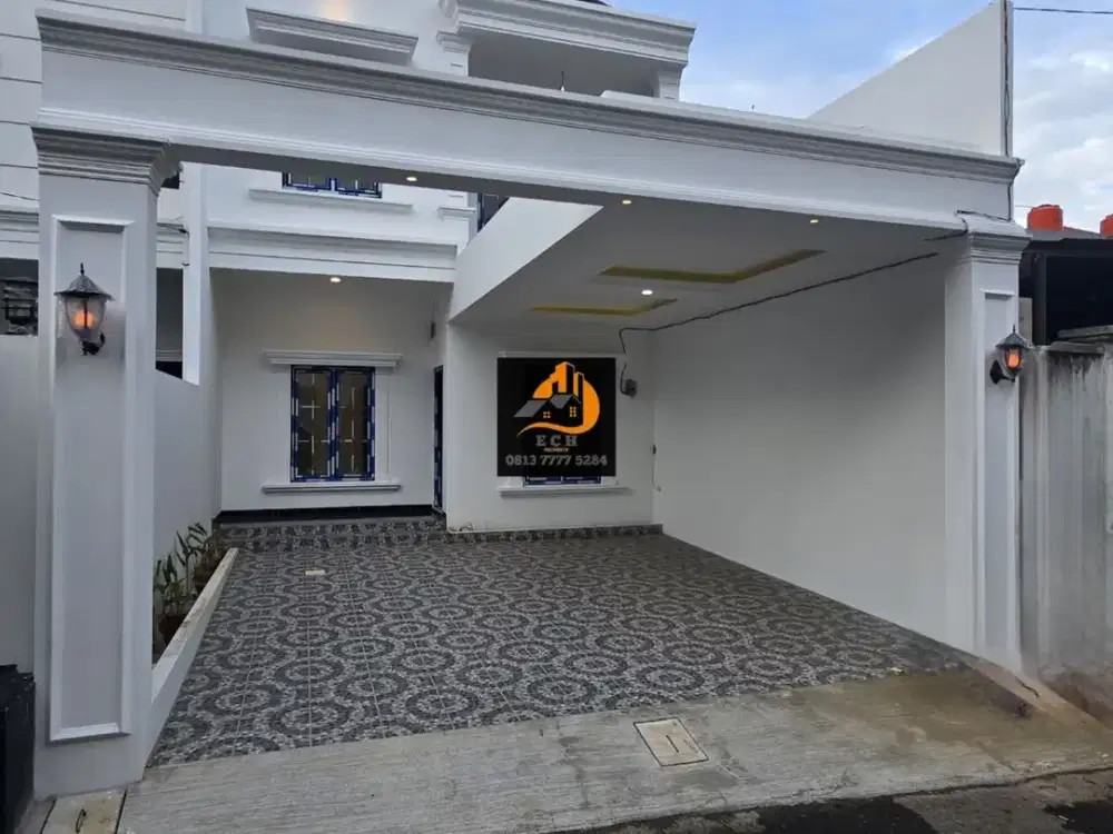 T62.Rumah Baru Lokasi Strategis Dalam komplek Di Pondok Bambu Jakarta Timur