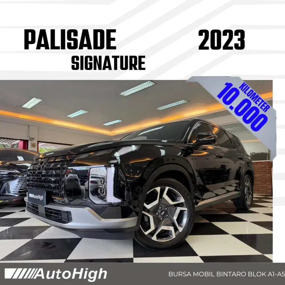 DP10% [Km10.000] Palisade Signature 2023 Black Reg 2022 #AUTOHIGH
