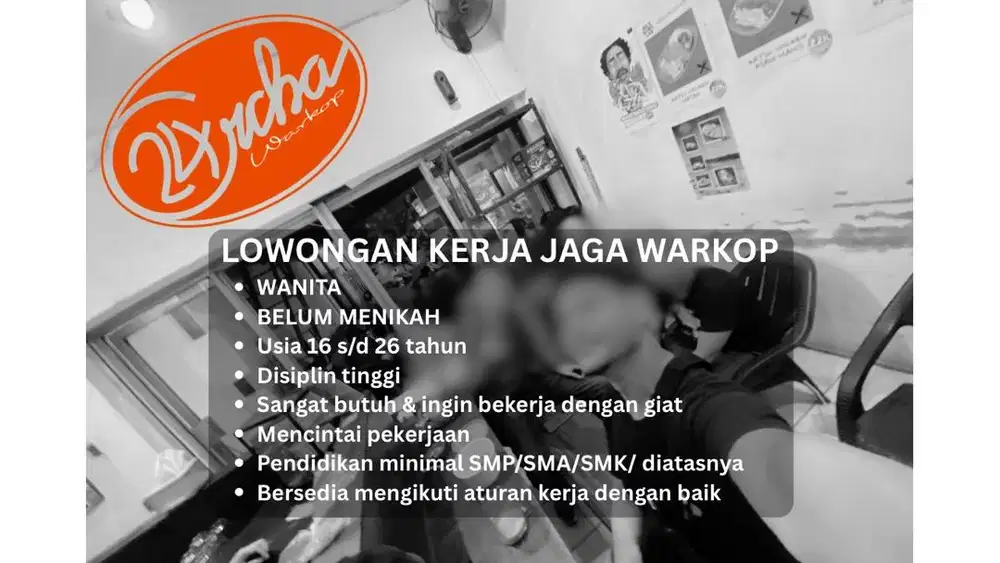 LOWONGAN JAGA WARKOP WANITA