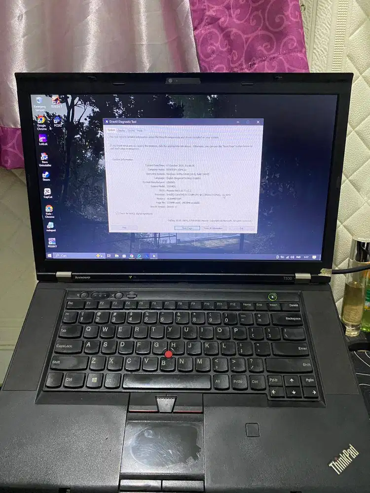 Dijual Laptop Lenovo ThinkPad T530