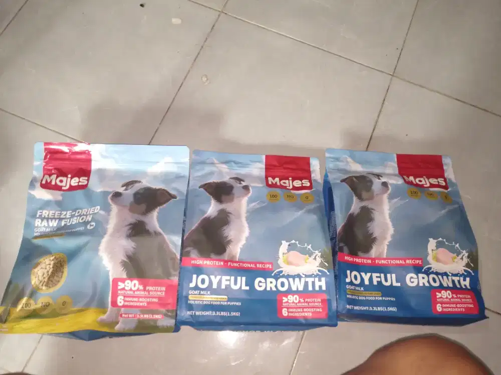 Majes dog food puppies freeze dried high protein 4.5kg